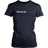 Thin Blue Line Heartbeat Shirt