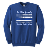 Youth "In this family, no-one fights alone" Sweatshirt - Kids