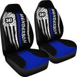 Personalized Car Seat Covers - Flag