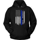 Thank you - Thin Blue Line Flag Hoodies