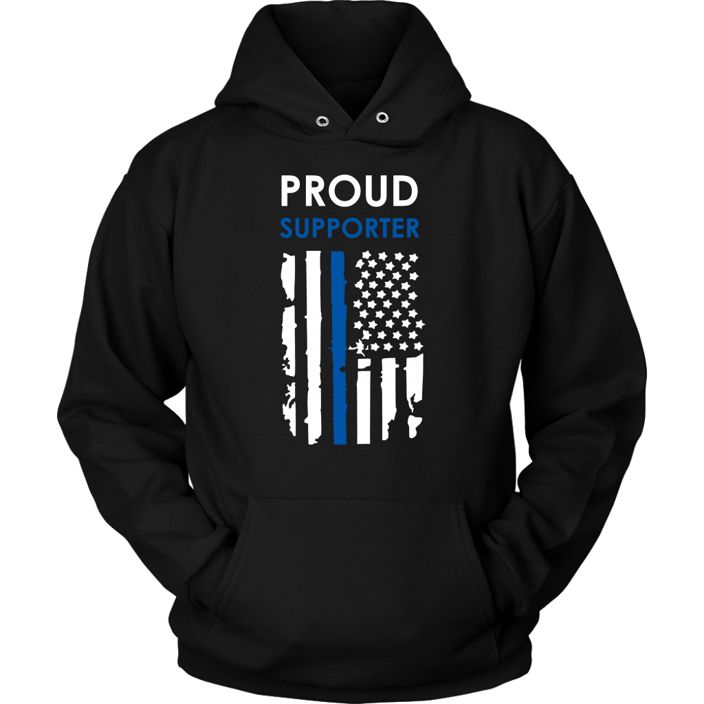 Police 2025 flag hoodie