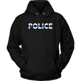 "POLICE" - Thin Blue Line Hoodies