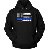 POLICE - Thin Blue Line Flag Hoodie