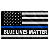 Blue Lives Matter Flag