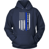 Thank you - Thin Blue Line Flag Hoodies