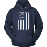 Honor Respect - Thin Blue Line Hoodie