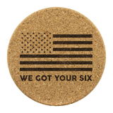 We Got Your Six - Round Coasters