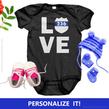Personalized TBL LOVE Onesie - Type 2