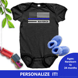 Personalized TBL Flag Onesie - Type 2