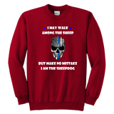 Youth "I may walk among the sheep" Sweatshirt - Kids