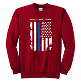 Youth "Protect Serve Honor" Sweatshirt - Kids