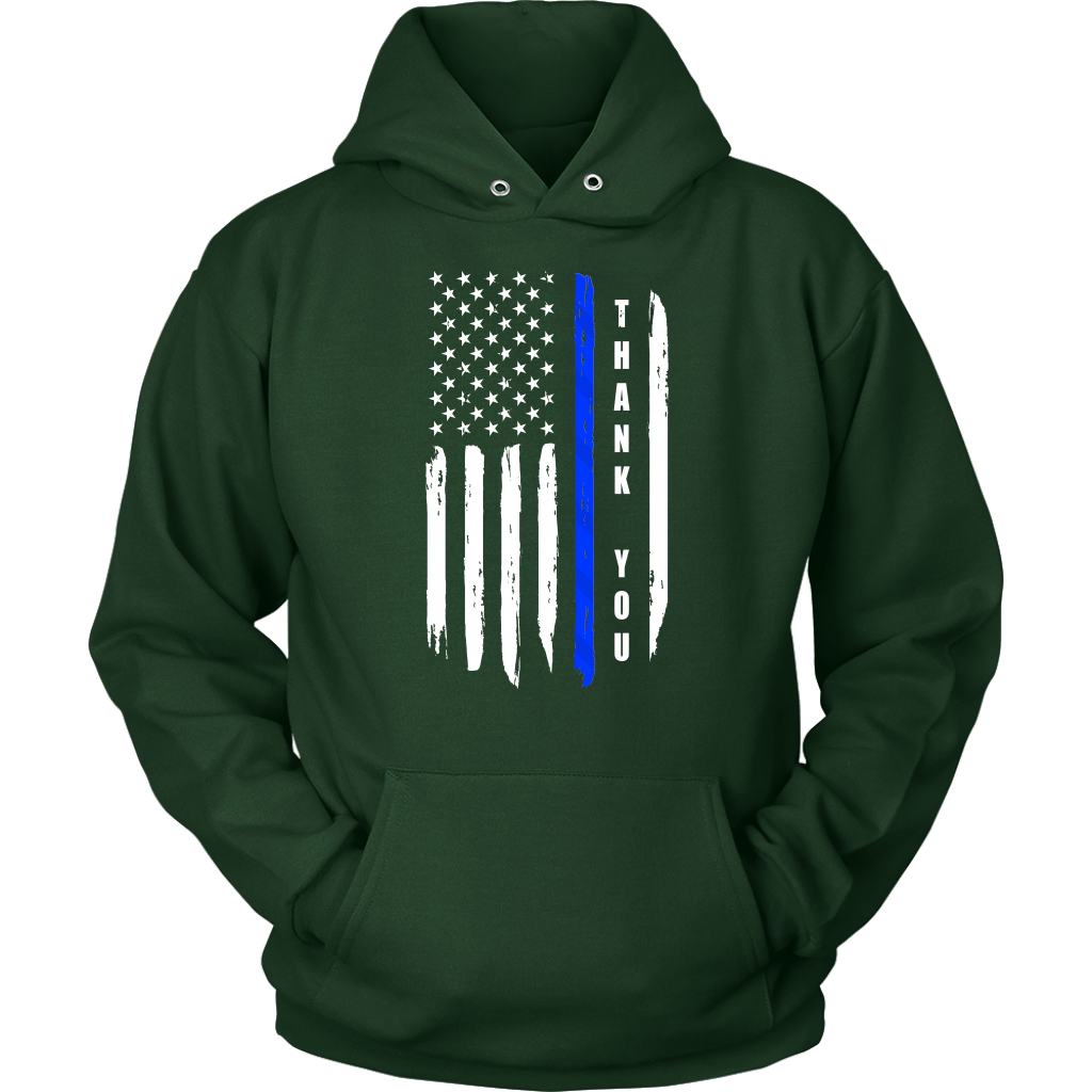 Thin blue hotsell line pullover