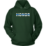 "Honor" - Thin Blue Line Hoodie