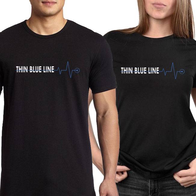 Thin blue line shirts store