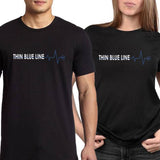 Thin Blue Line "Heartbeat" Shirt + Hoodies - 2