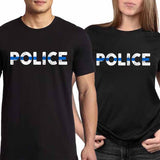 "POLICE" - Thin Blue Line Shirts + Hoodies