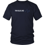 Thin Blue Line Heartbeat Shirt