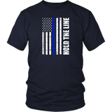 Hold the line Thin Blue Line flag Shirts