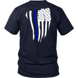 Thin Blue Line American Flag Shirt