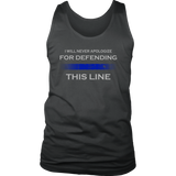 "I will never apologize for defending this line" - Tank tops