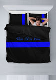 Thin Blue Line Bedding Set - Type 2