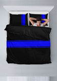 Thin Blue Line Bedding Set - Type 4