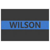 Personalized Thin Blue Line Canvas - 2