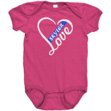 Personalized Thin Blue Line Love Onesie