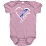 Personalized Thin Blue Line Love Onesie