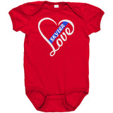 Personalized Thin Blue Line Love Onesie