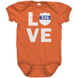 Personalized TBL LOVE Onesie - Type 2