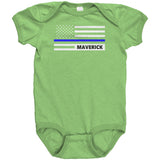 Personalized TBL Flag Onesie - Type 2
