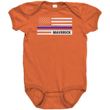 Personalized TBL Flag Onesie - Type 2