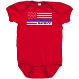 Personalized TBL Flag Onesie - Type 2