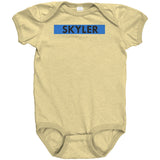 Personalized Thin Blue Line Onesie