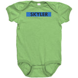 Personalized Thin Blue Line Onesie