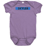 Personalized Thin Blue Line Onesie