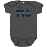 Personalized Blue Line Onesie - Type 2