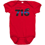 Personalized Blue Line Onesie - Type 2
