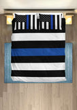 Thin Blue Line Bedding Set - Type 3