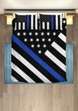 Thin Blue Line Bedding Set - Type 5
