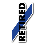 Retired Police Officer Sticker