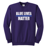 Blue Lives Matter - Kids Sweatshirt