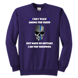 Youth "I may walk among the sheep" Sweatshirt - Kids