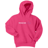 Youth Thin Blue Line "Heartbeat" Hoodie - Kids