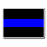 Thin Blue Line Sticker/Decal