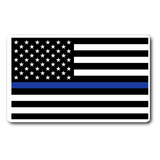 American Flag Thin Blue Line - Car & Laptop Decal