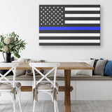 Thin Blue Line Canvas - Type 1