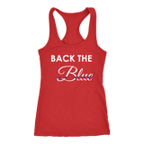 Women's Back the Blue - Racerback Tank Top