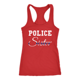 Women's Police Sister - Racerback Tank Top